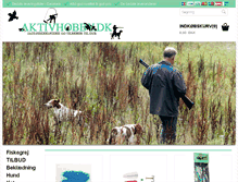 Tablet Screenshot of aktivhobby.dk